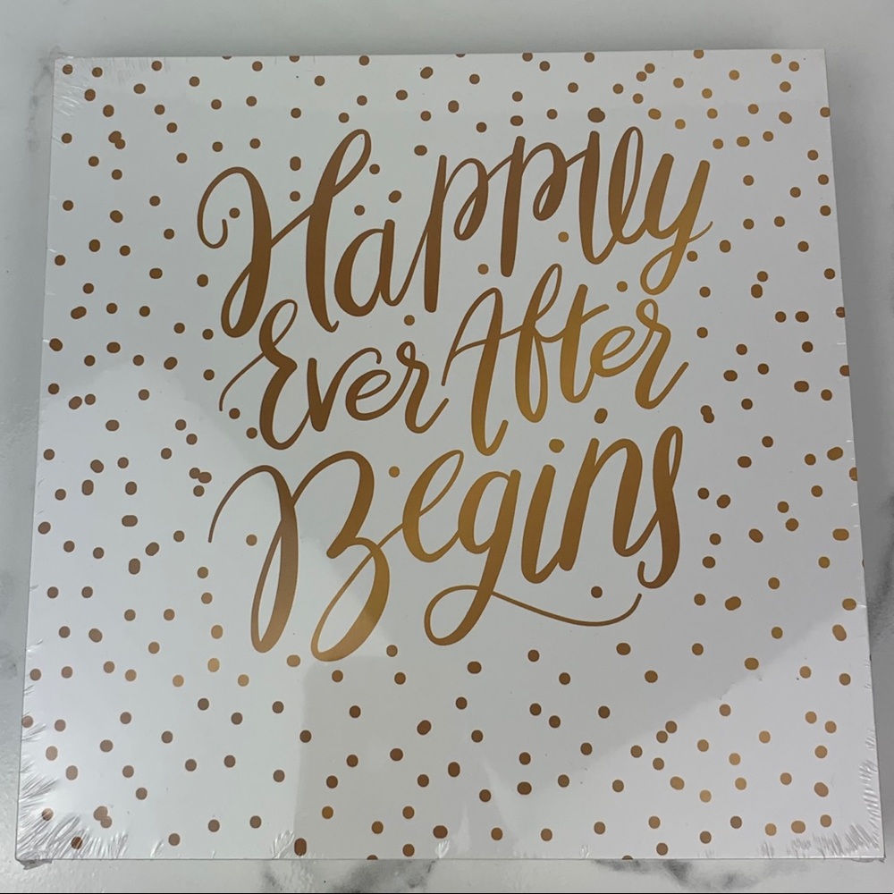 $5 Final Sale! Happily Ever After Wooden Wedding Sign Decor